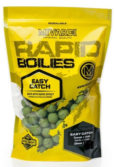 Mivardi Rapid Boilies Easy Catch - Garlic & Chilli 3300g/16mm