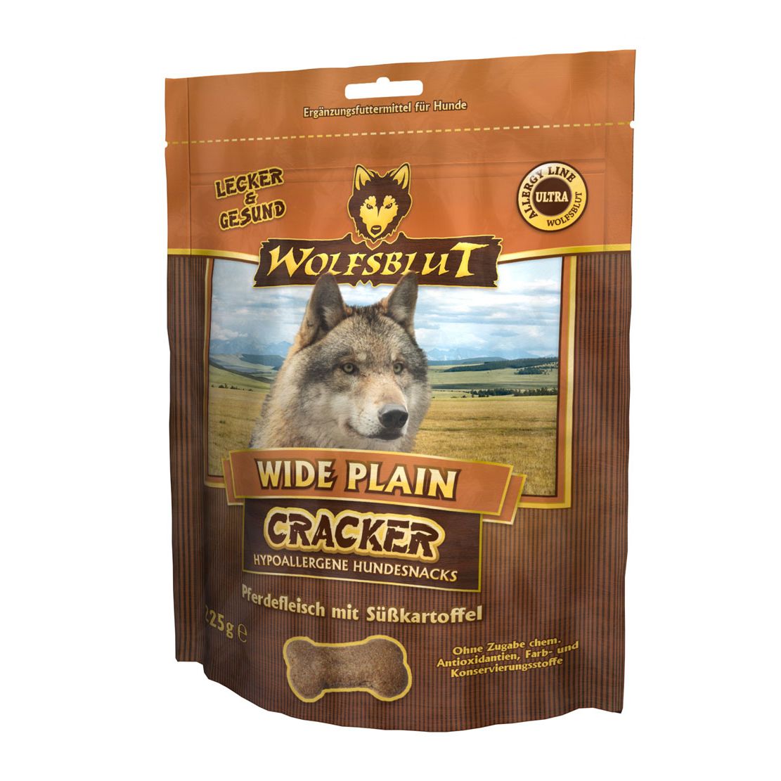 WOLFSBLUT Wide Plain Cracker 225 g