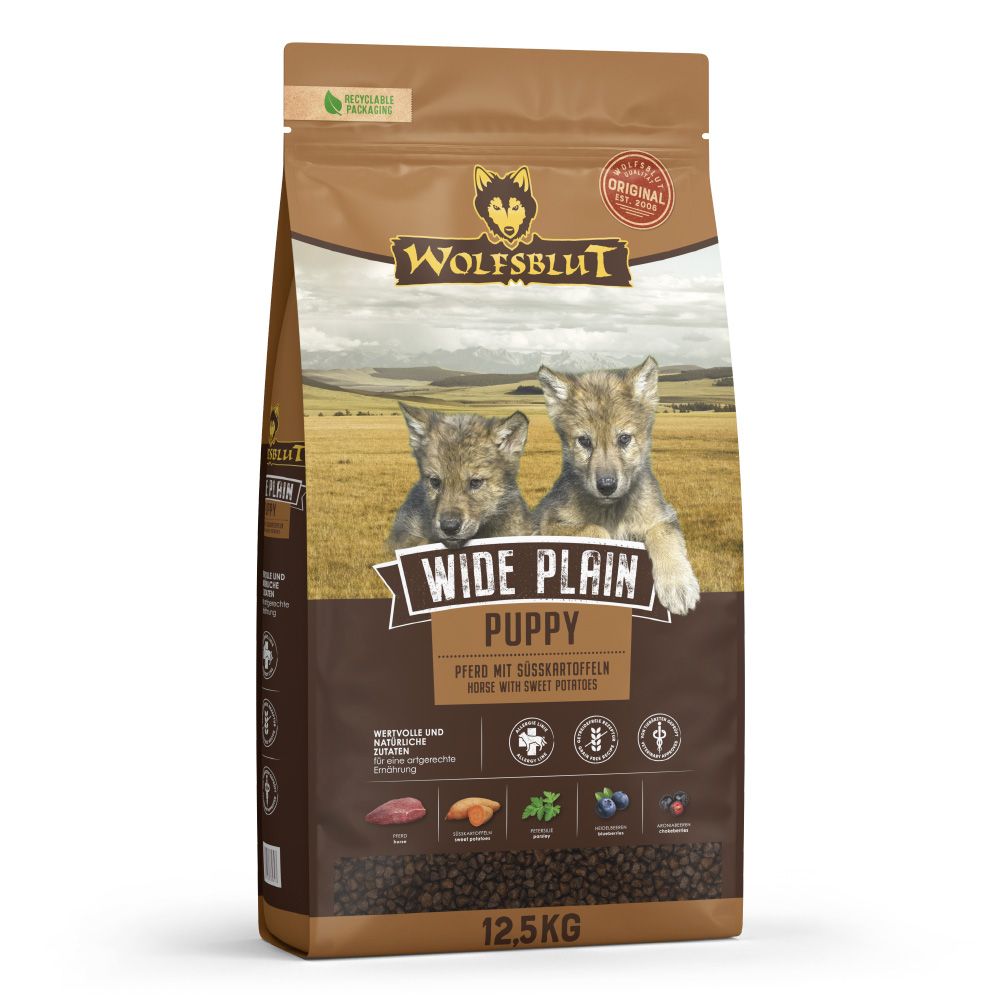 WOLFSBLUT Wide Plain Puppy 12,5 kg