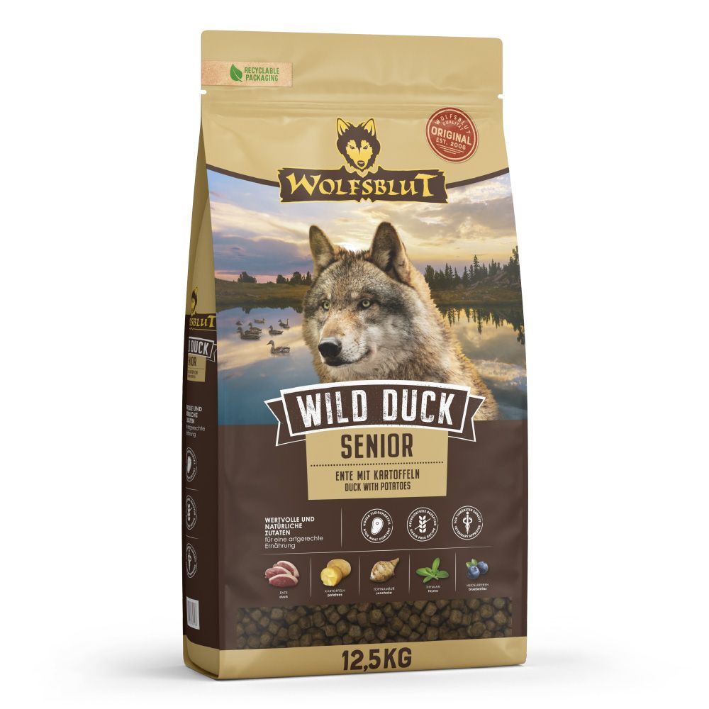 WOLFSBLUT Wild Duck Senior 12,5 kg