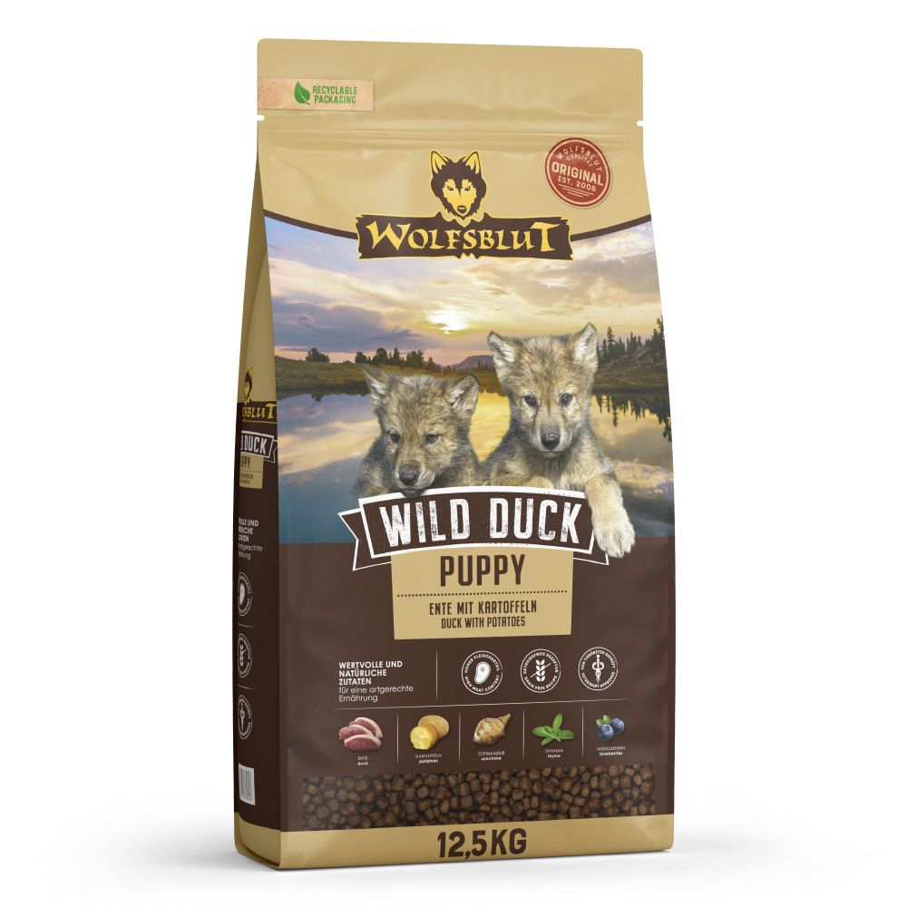 WOLFSBLUT Wild Duck Puppy 12,5 kg
