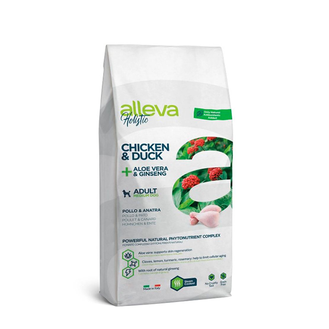 Alleva HOLISTIC dog adult medium chicken & duck 2 kg