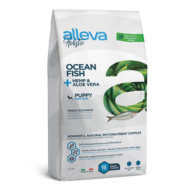 Alleva HOLISTIC dog ocean fish puppy/junior mini 12 kg