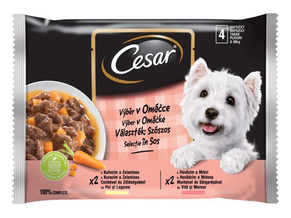 Cesar izbor vrećica u umaku 4 x 100 g