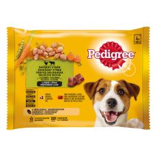 Pedigree Mješoviti izbor s povrćem u umaku 4 x 100 g