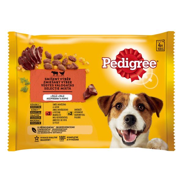Pedigree Mješoviti izbor u želeu 4 x 100 g