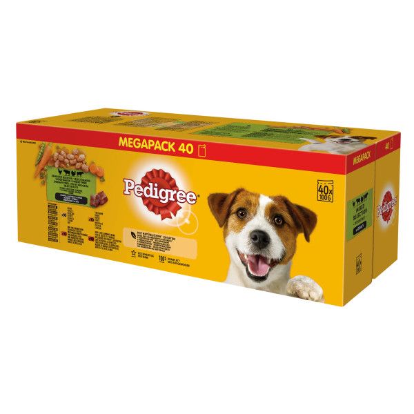 Pedigree MEGAPACK 40 Mješoviti izbor u umaku 40 x 100 g