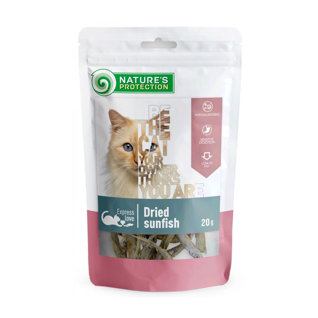 Natures Protection sušena sunčana riba za mačke 20 g
