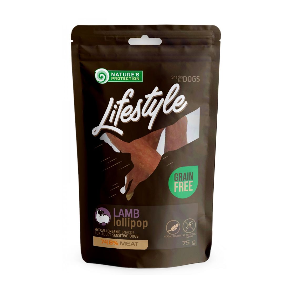 Natures Protection Lifestyle pastrva za pse lollipop 75 g