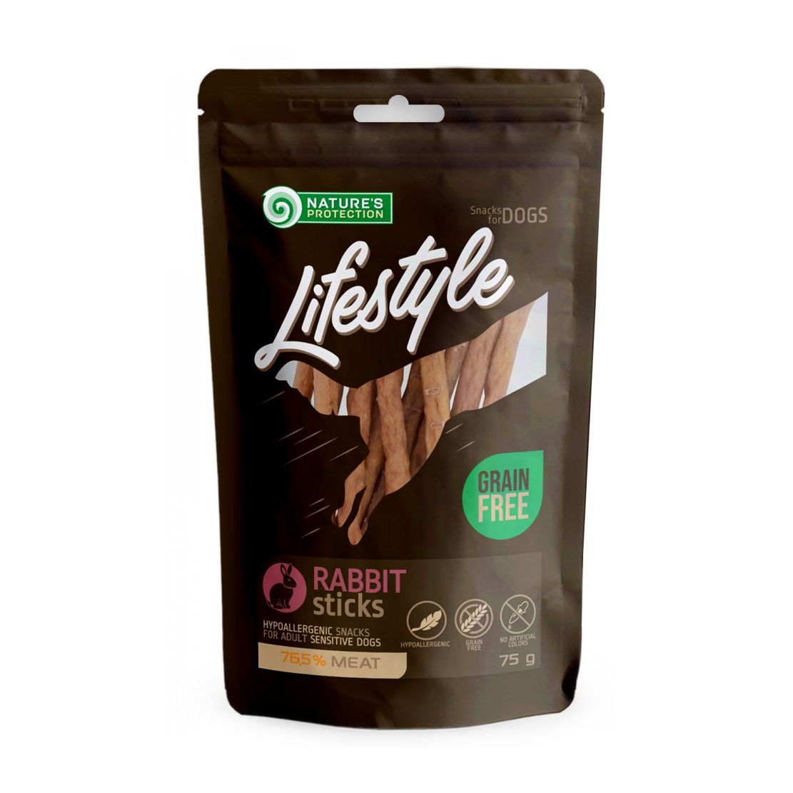 Natures Protection Lifestyle dog rabbit sticks 75 g