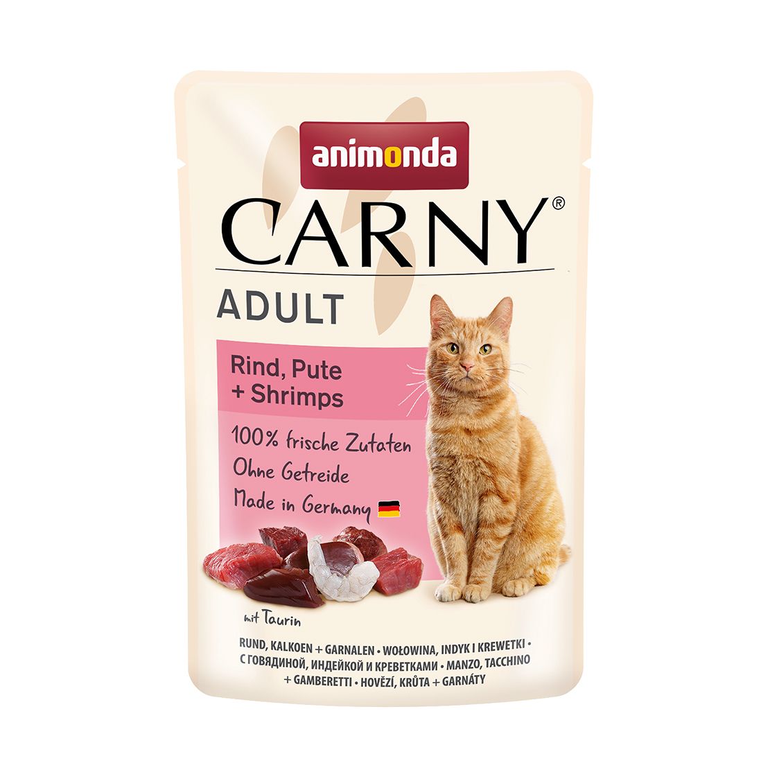 Animonda CARNY Cat Adult govedina, puretina + škampi 85 g