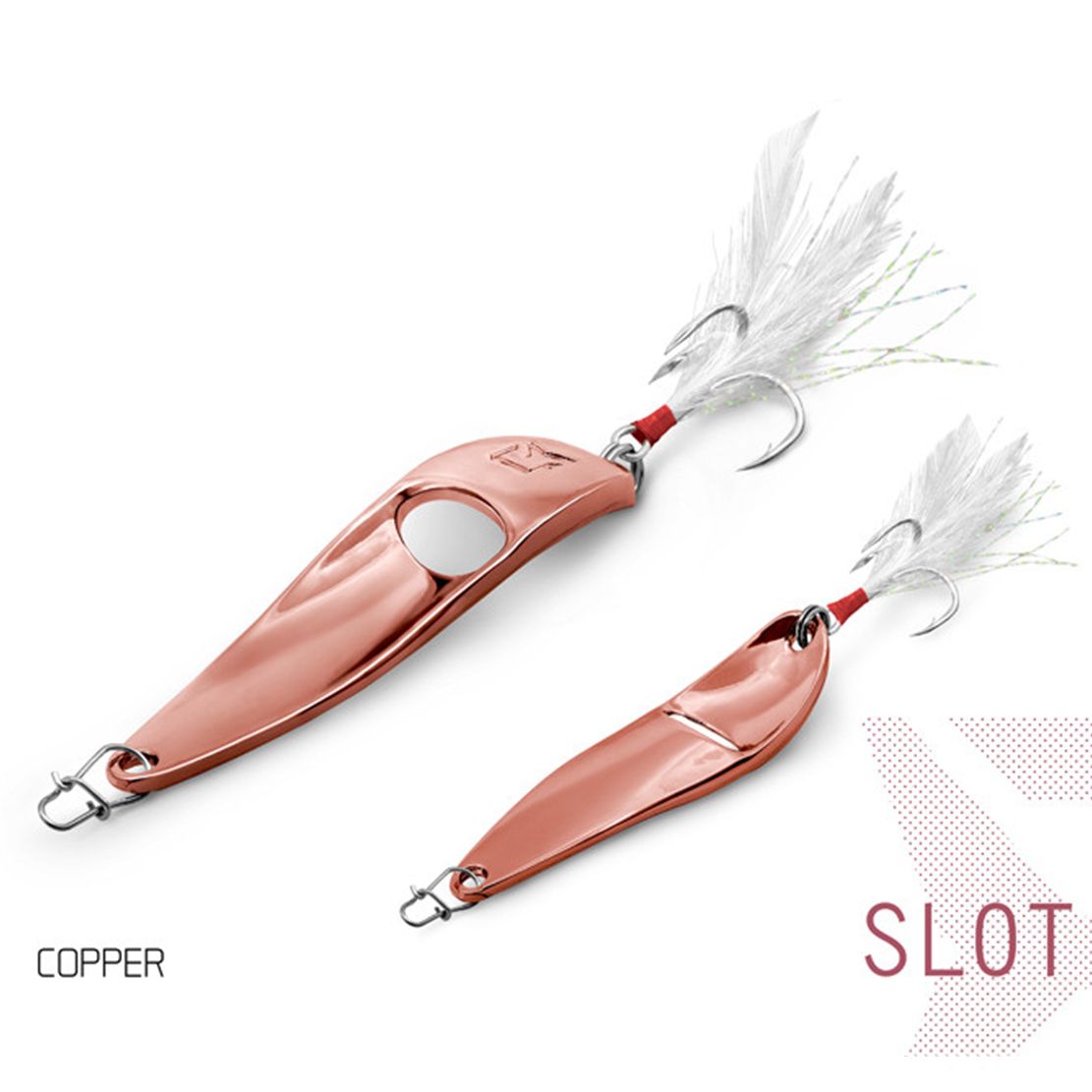 Žlica Delphin SLOT - COPPER 15g size 4/0