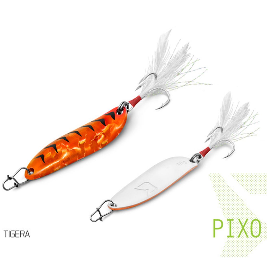 Žlica Delphin PIXO 10g TIGERA hook 6