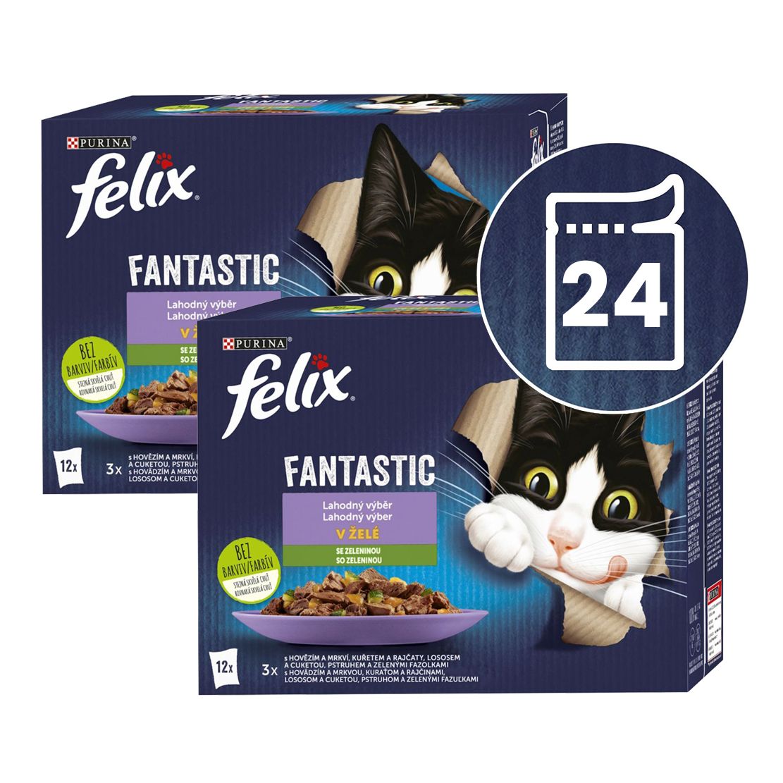 FELIX Fantastičan izbor s povrćem 24 x 85 g