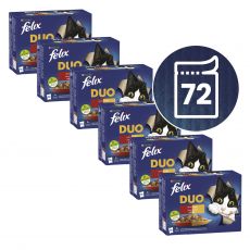 Konzervice FELIX Fantastic DUO, ukusni izbor u želeu 72 x 85 g