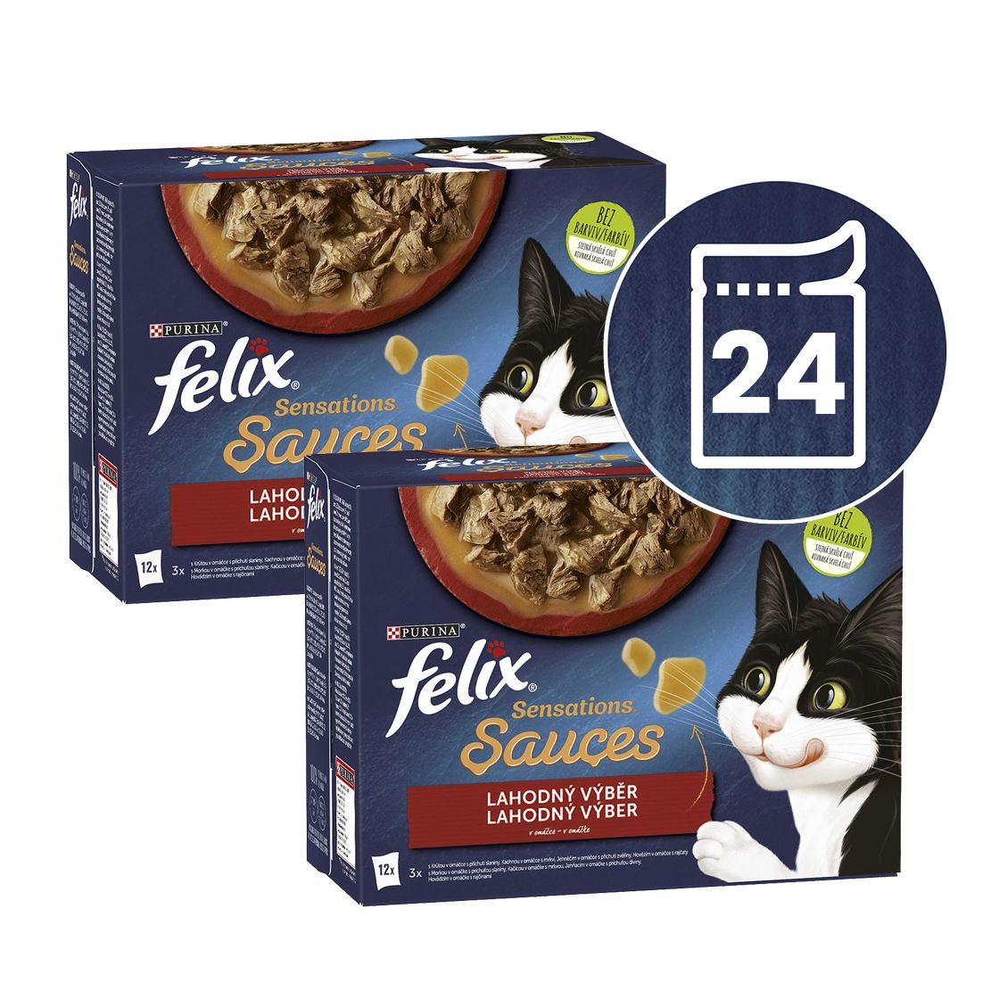 FELIX Sensations umaci, ukusni izbor u umaku 24 x 85 g