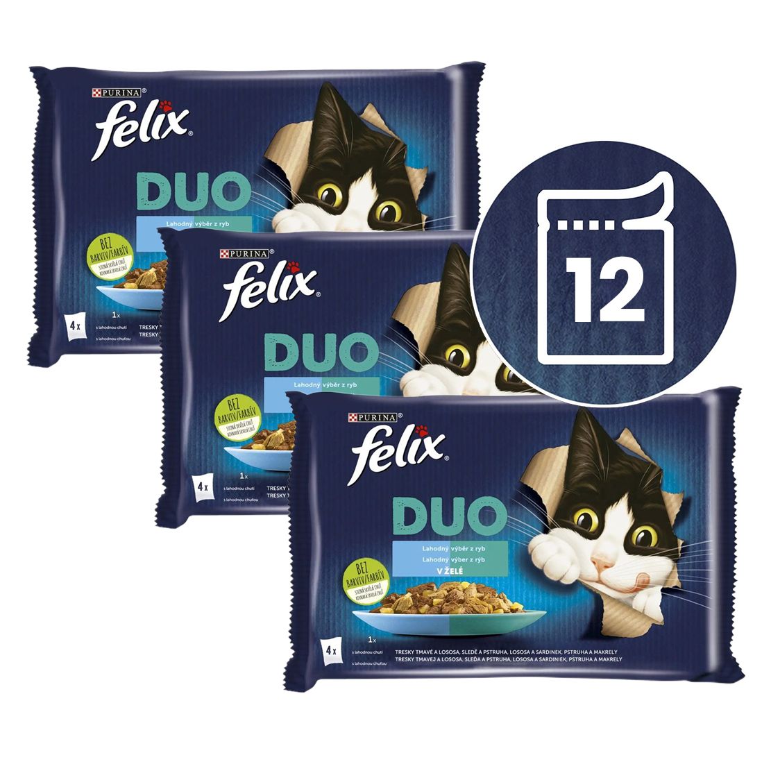 FELIX DUO vrećice - ukusni izbor ribe 12 x 85 g