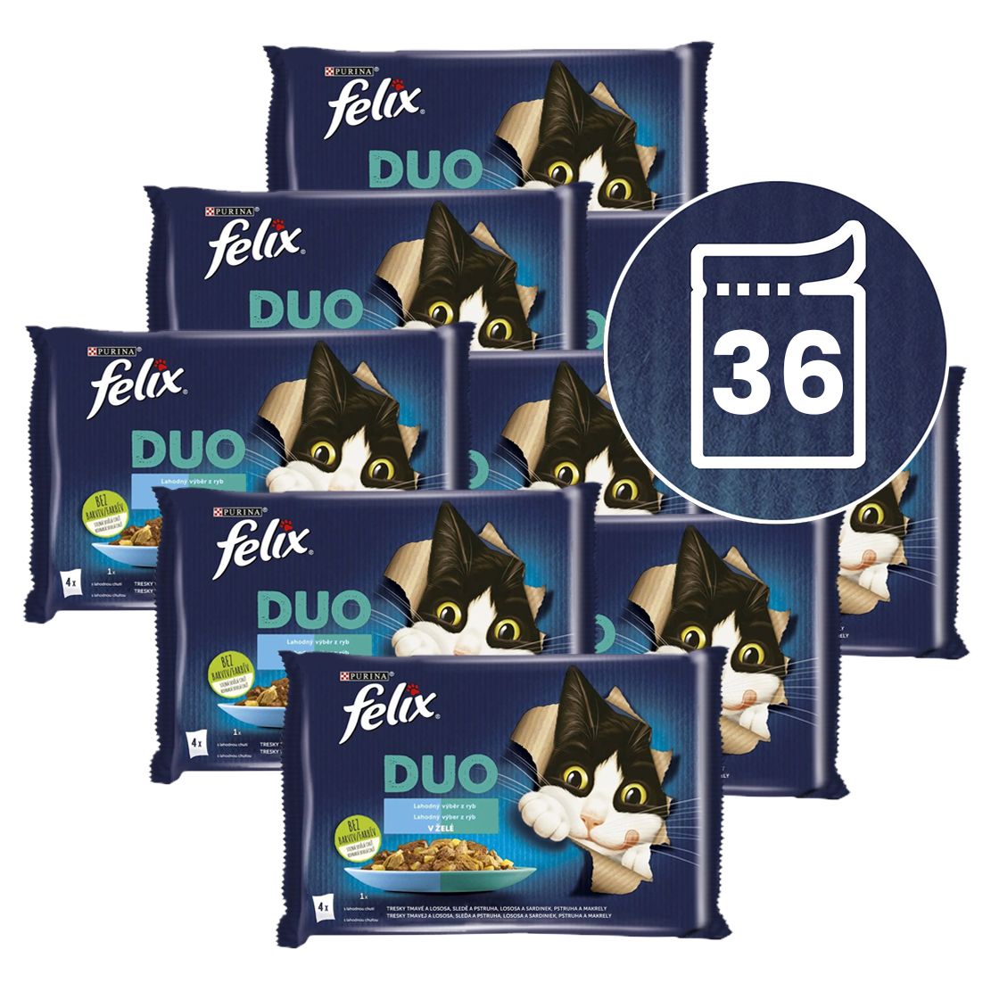 Konzervice FELIX DUO - ukusni izbor ribe 36 x 85 g