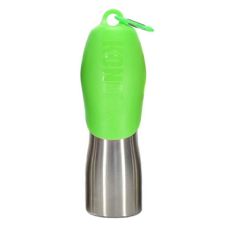 Kong H2O boca za vodu za pse - nehrđajući čelik 740 ml, zelena
