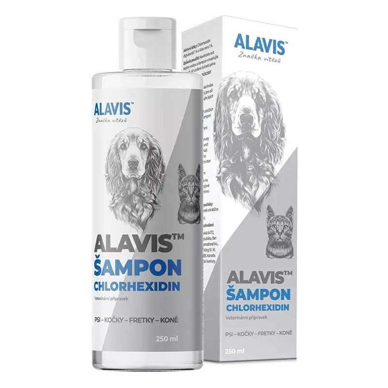 ALAVIS Šampon klorheksidin 250 ml