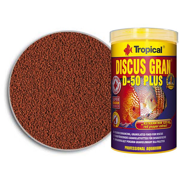TROPICAL Discus Gran D-50 Plus 1000 ml / 440 g
