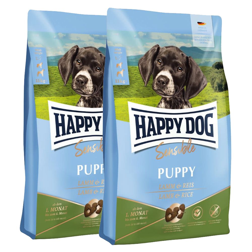 Happy Dog Sensible Puppy Lamb & Rice 2 x 10 kg