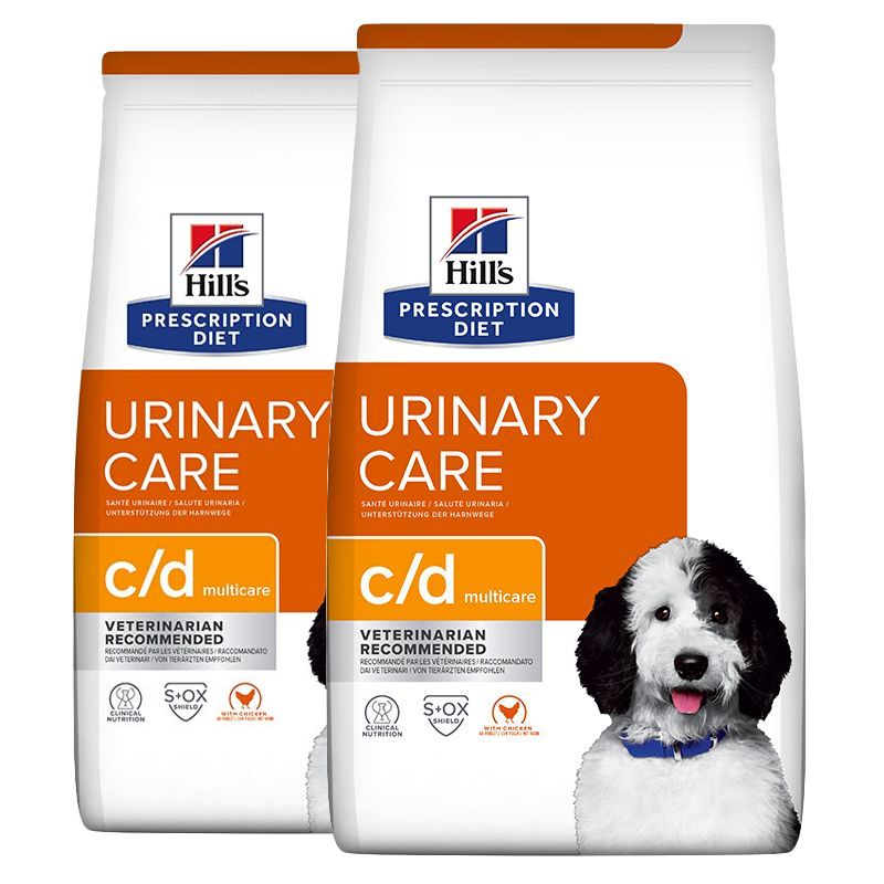 Hill's Prescription Diet c/d Multicare Njega mokraćnog sustava za pse 2 x 12 kg