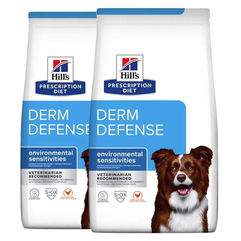 Hill's Prescription Diet Derm Defense Alergija i njega kože za pse 2 x 12 kg