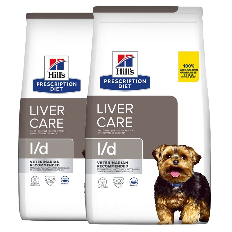 Hill's Prescription Diet l/d Njega jetre suho krmivo za pse 2 x 10 kg