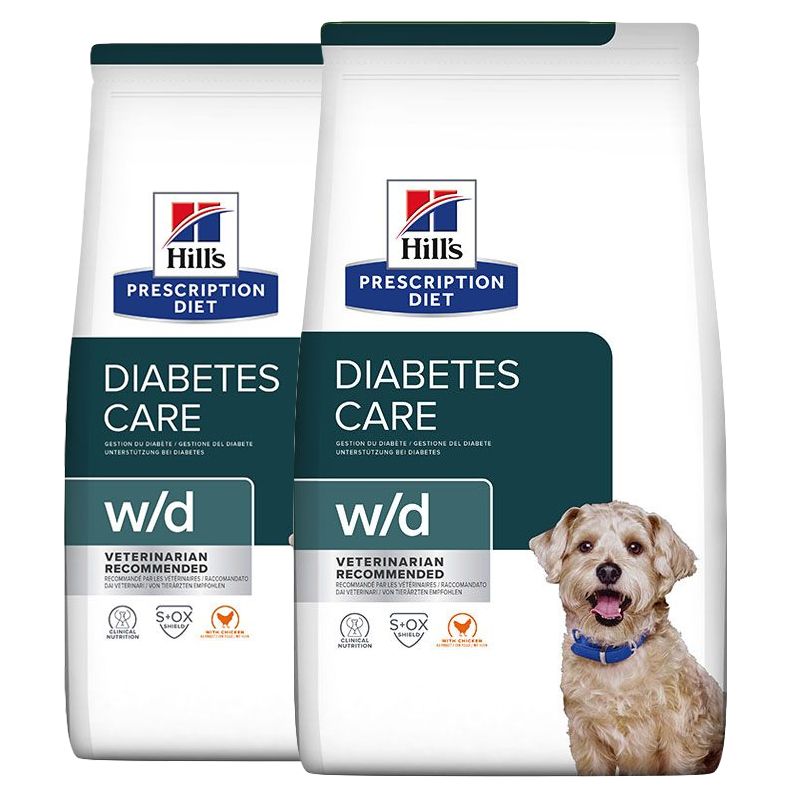 Hill's Prescription Diet w/d Održavanje tjelesne mase i briga za dijabetes kod pasa 2 x 10 kg