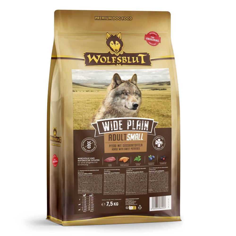 WOLFSBLUT Wide Plain Small Breed 7,5 kg