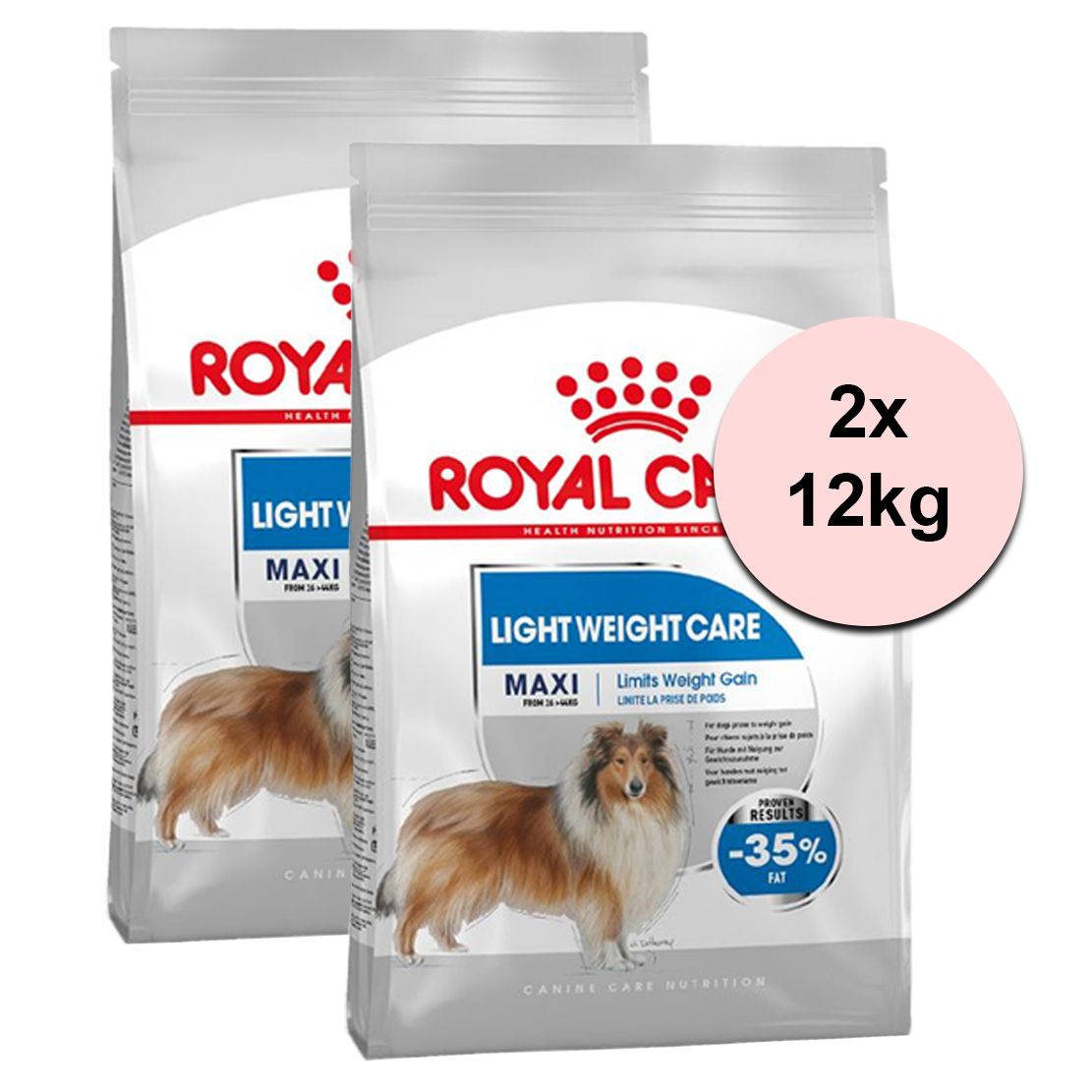 ROYAL CANIN Maxi Light Weight Care dijetalno suho krmivo za velike pse 2 x 12 kg