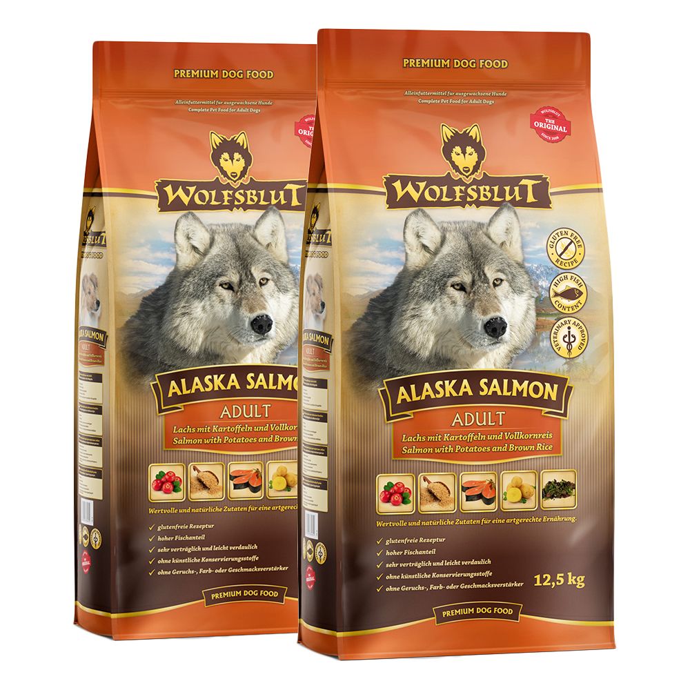 WOLFSBLUT Alaska Salmon 2 x 12,5 kg