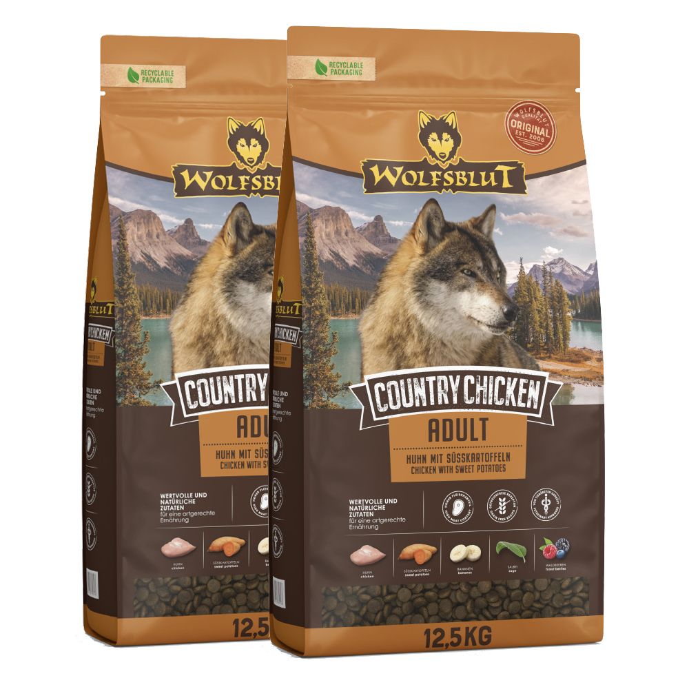 WOLFSBLUT Country Chicken 2 x 12,5 kg