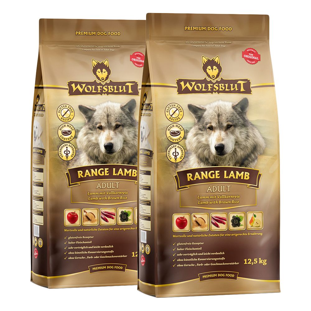 WOLFSBLUT Range Lamb 2 x 12,5 kg