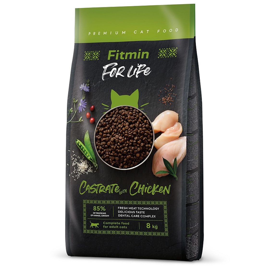 Fitmin Cat For Life Castrate - Chicken 8 kg