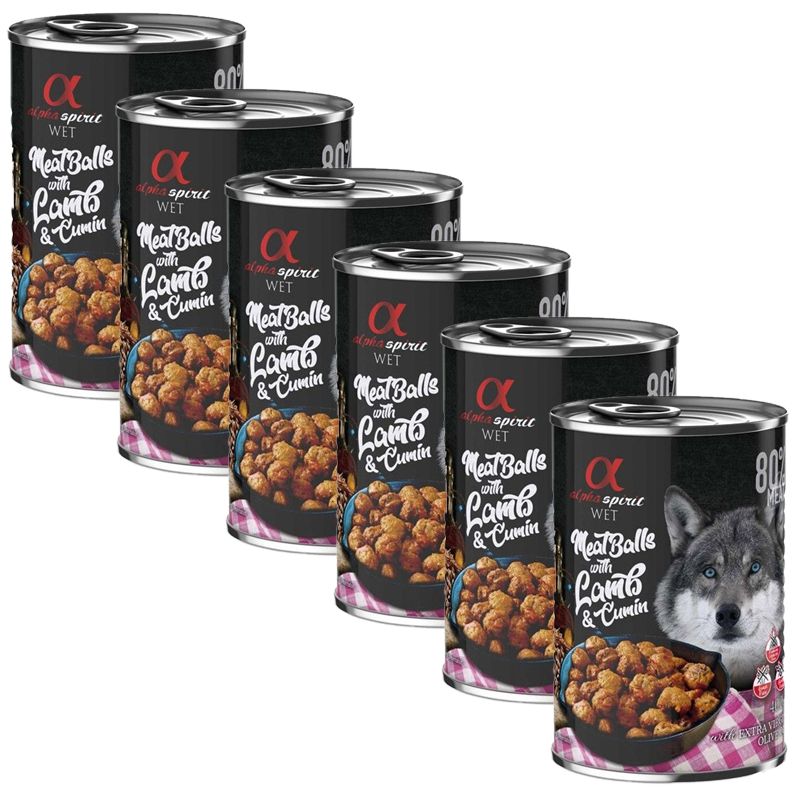 Alpha Spirit Meatballs - Janjetina kuglice s rimskom komoračem 6 x 400 g