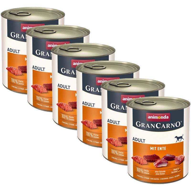 Animonda GranCarno Original Adult - svinjetina i patka 6 x 800g