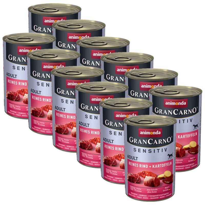 Animonda GranCarno Sensitiv Adult - govedina s krumpirom 12 x 400g