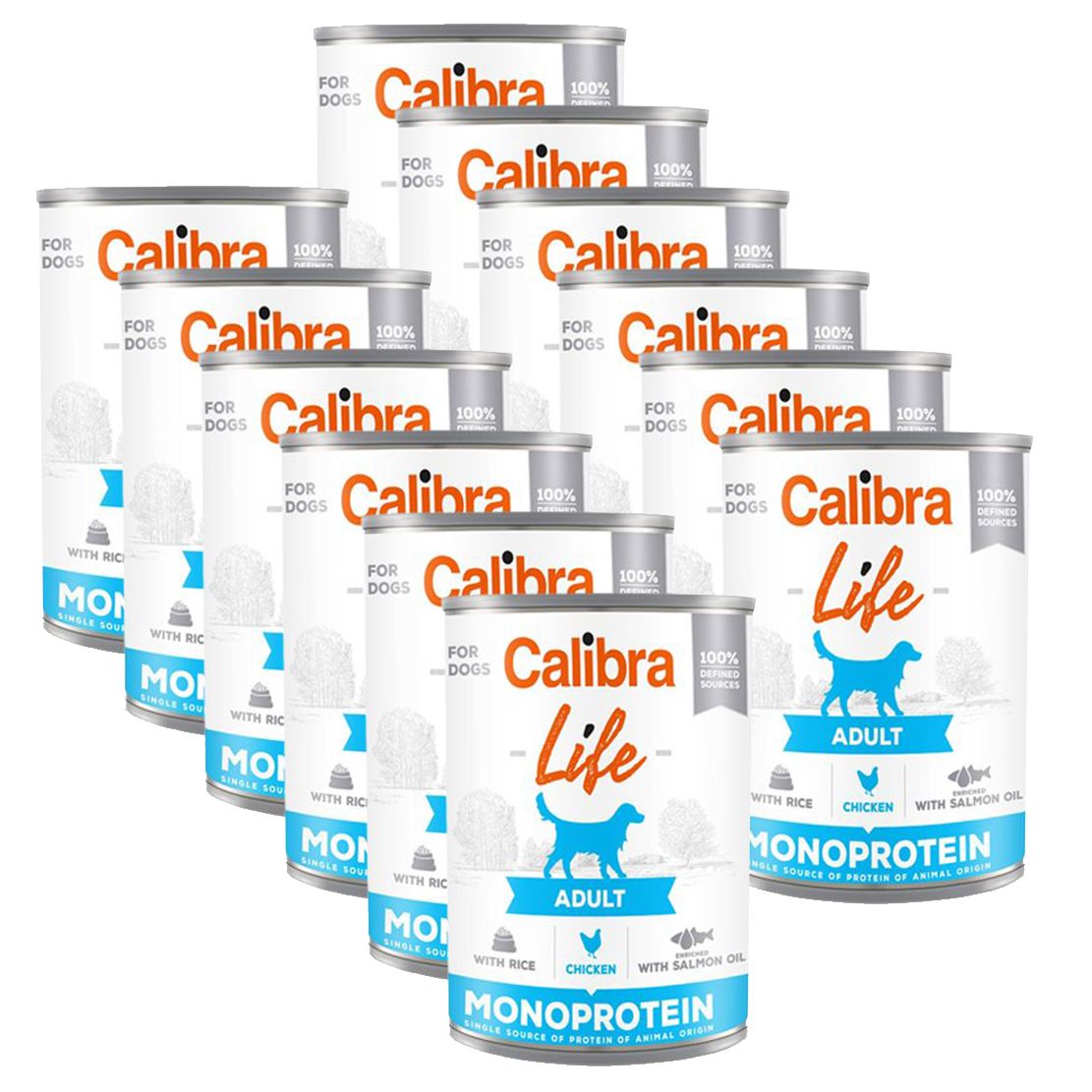 Calibra Dog Life Adult Chicken with Rice 12 x 400 g