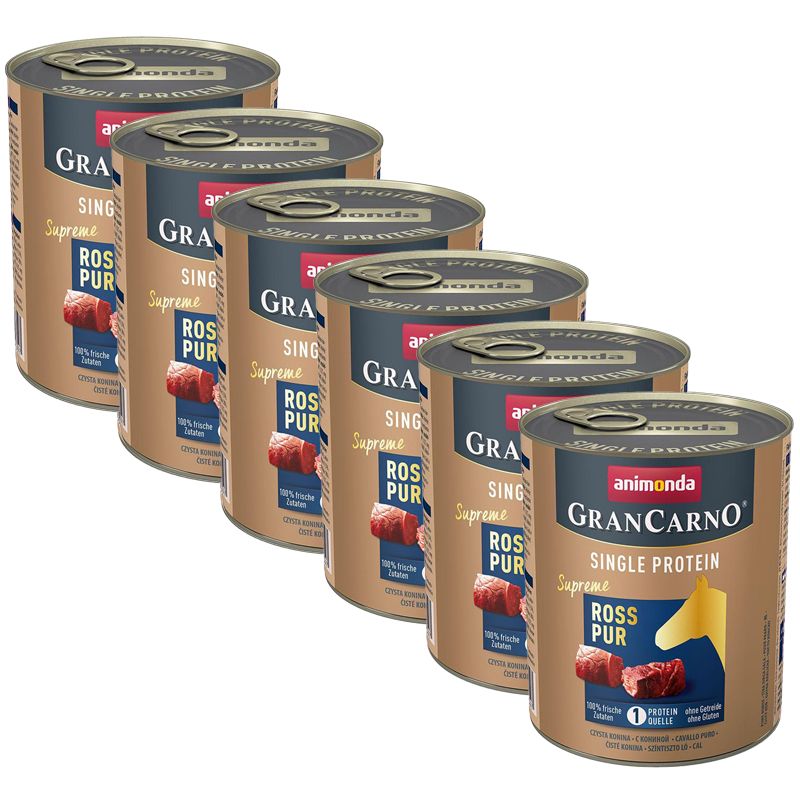Animonda GranCarno Single Protein - konjsko 6 x 800g