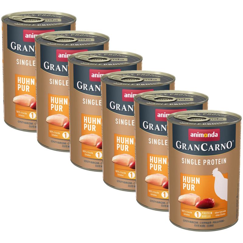 Animonda GranCarno Single Protein - piletina 6 x 400g