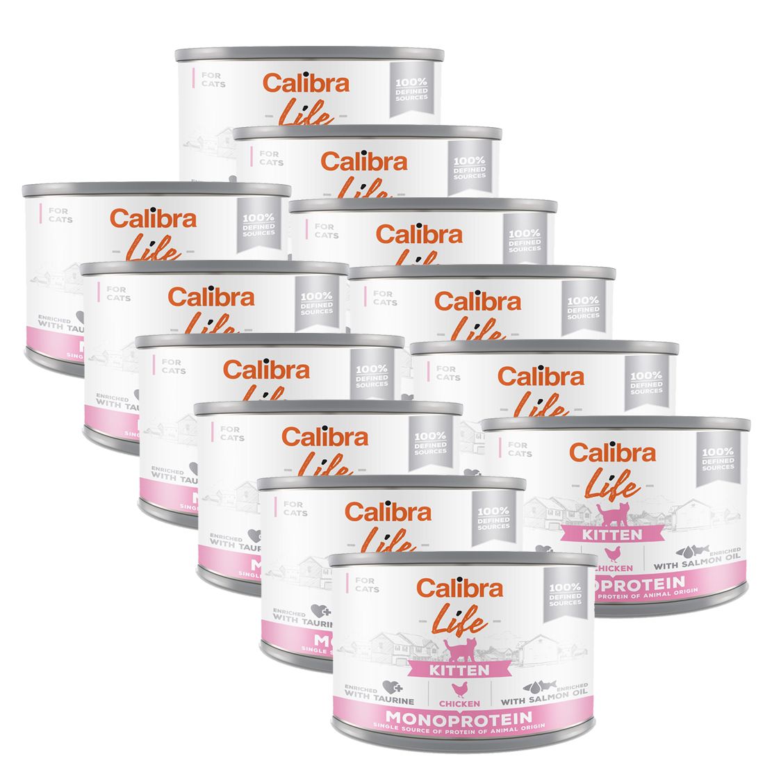 Calibra Cat Life Kitten Chicken 12 x 200 g