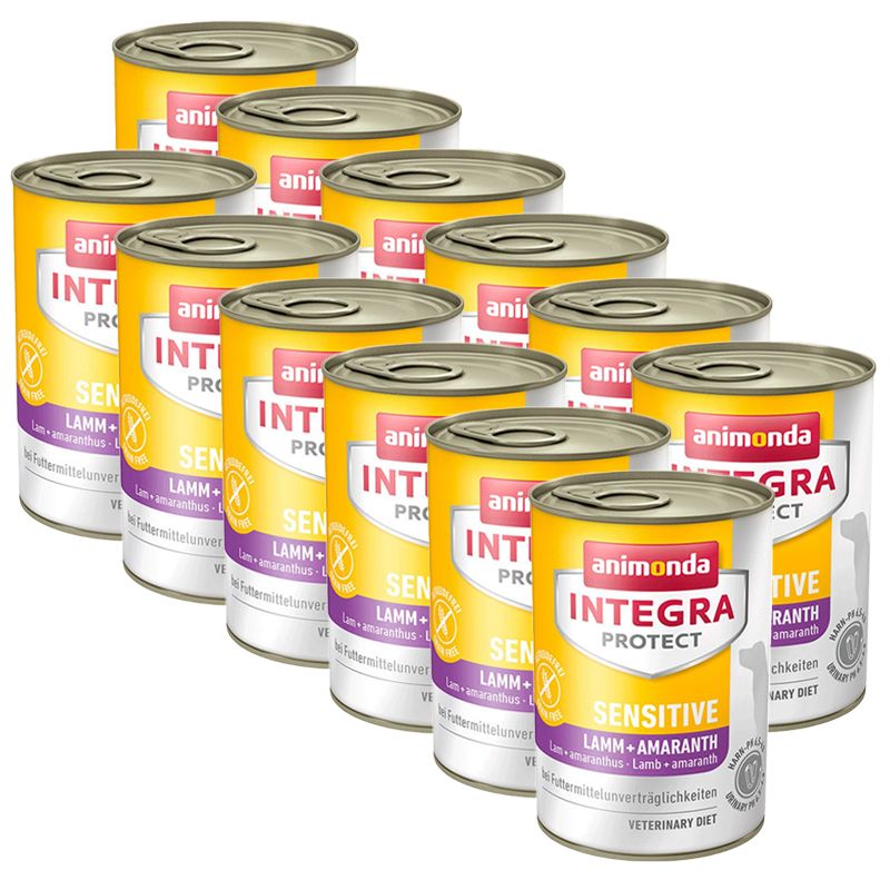 Animonda Integra Protect Dog Sensitive - janjetina s amarantom 12 x 400g
