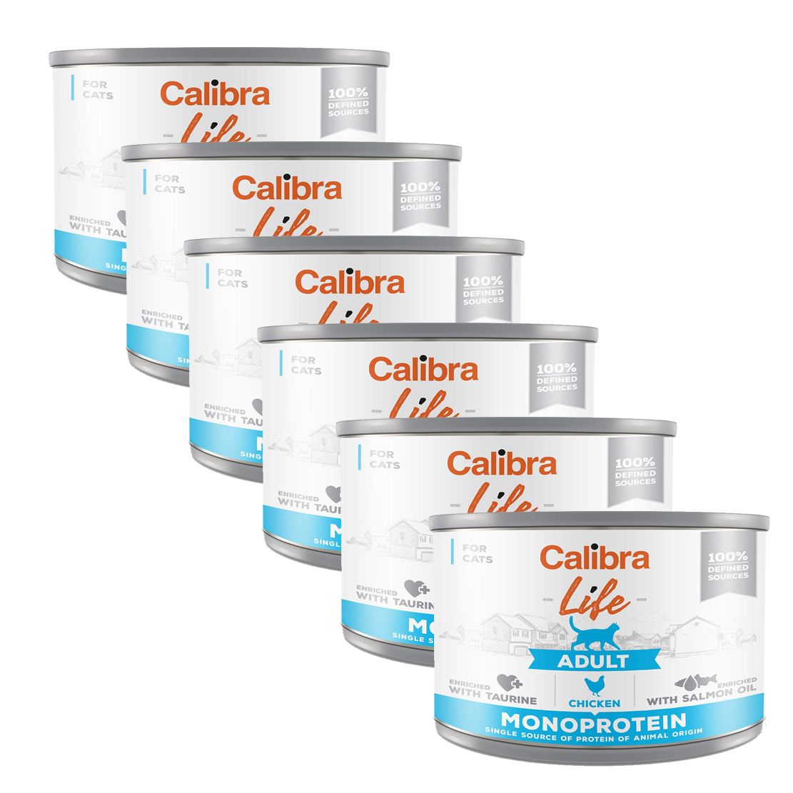 Calibra Cat Life Adult Chicken 6 x 200 g