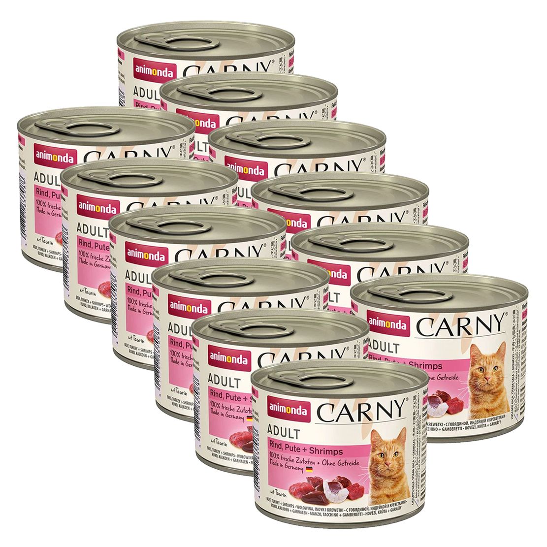 Animonda Carny Adult - Govedina i puretina s kozicama 12 x 200 g