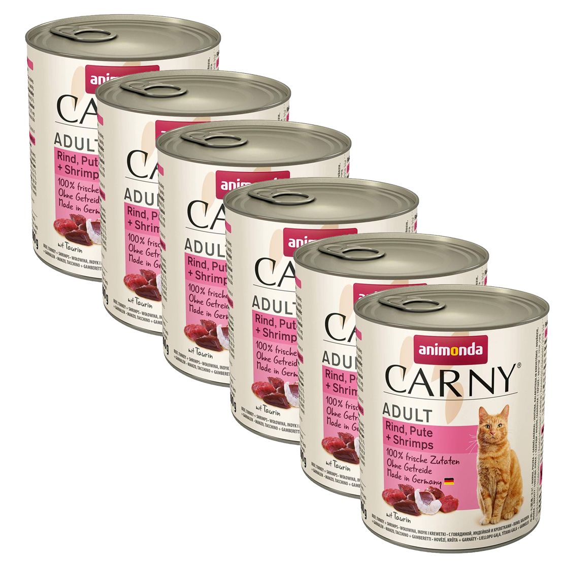 Animonda Carny Adult - Govedina i puretina s kozicama 6 x 800 g