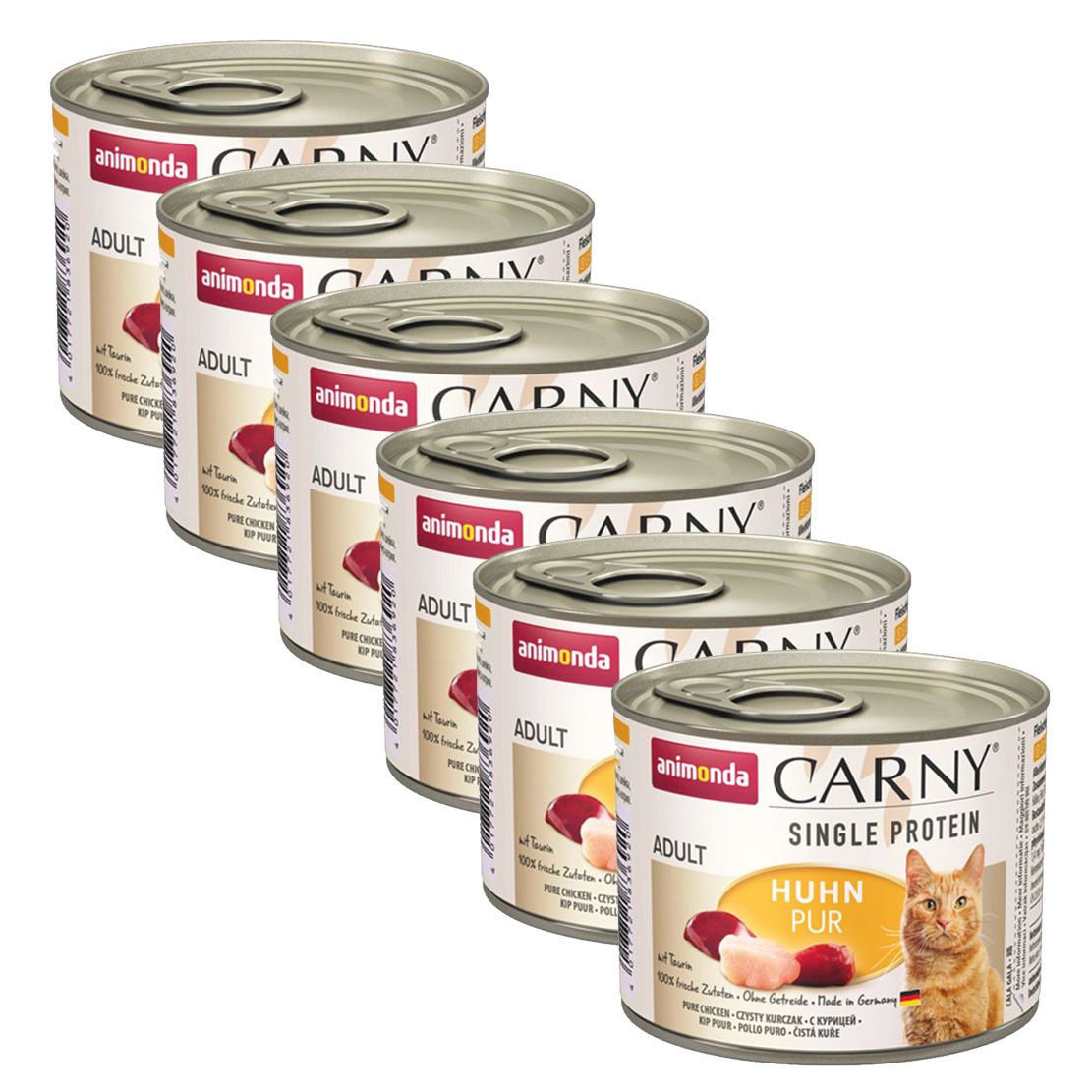 Animonda Carny Adult Single Protein - Čisto piletina 6 x 200 g