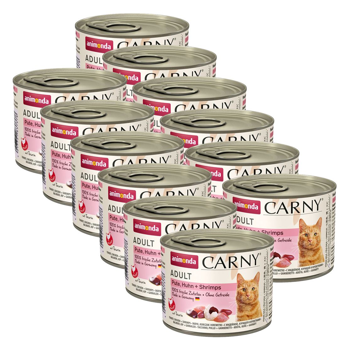 Animonda Carny Adult - Pure Turkey, Chicken & Shrimp 12 x 200 g
