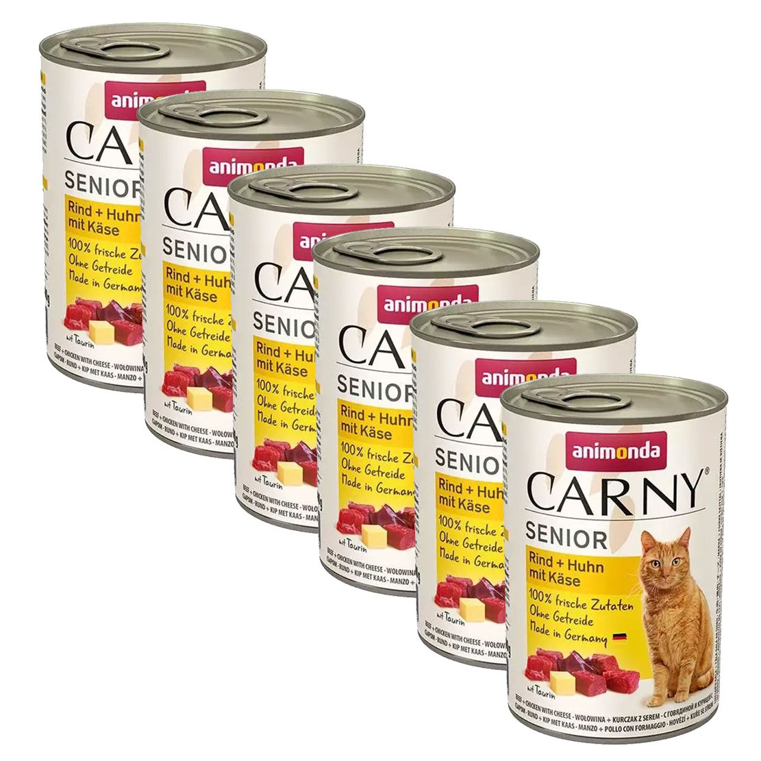 Animonda Carny Senior - Govedina, piletina i sir 6 x 400 g